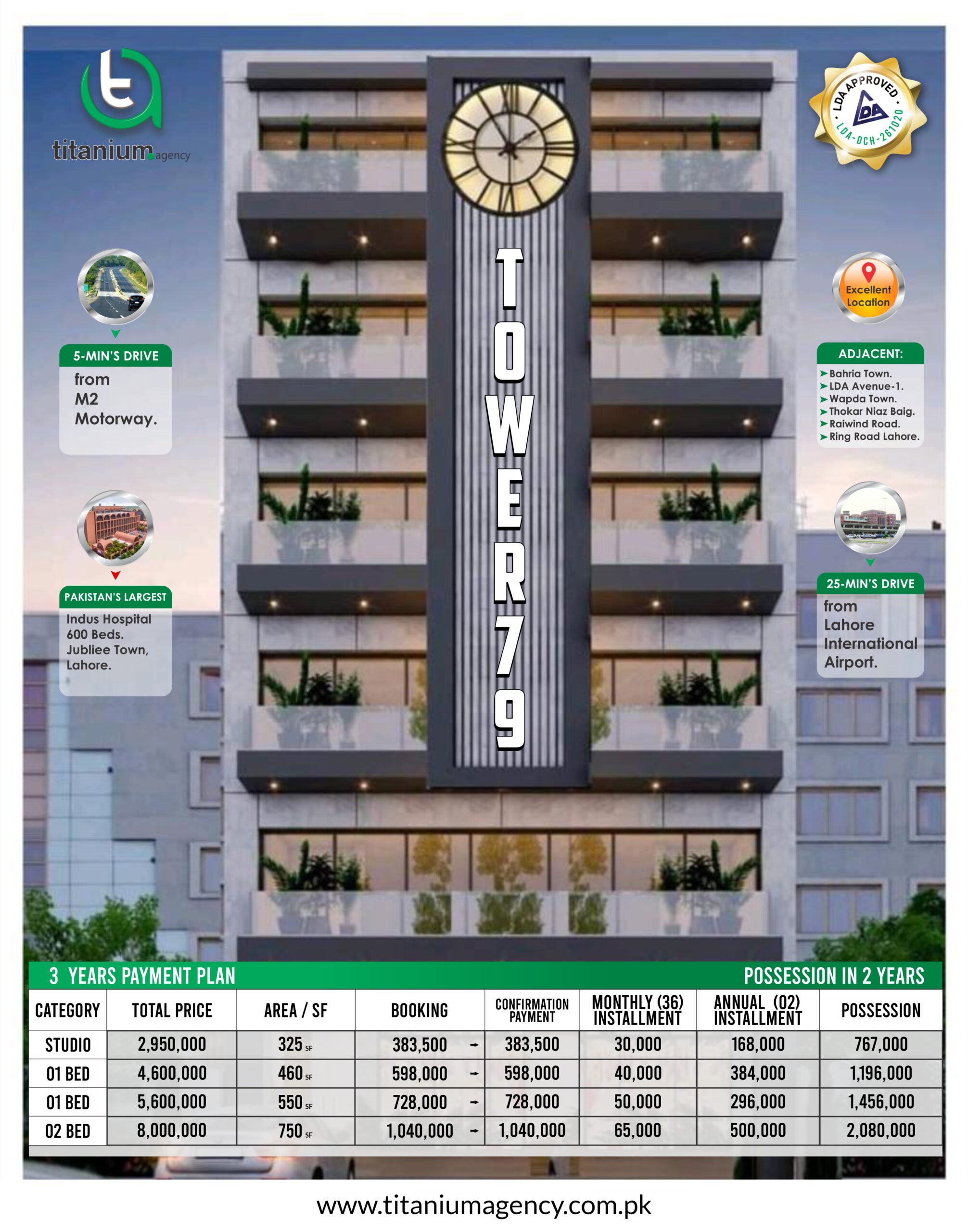 Tower 79 Payment Plan: