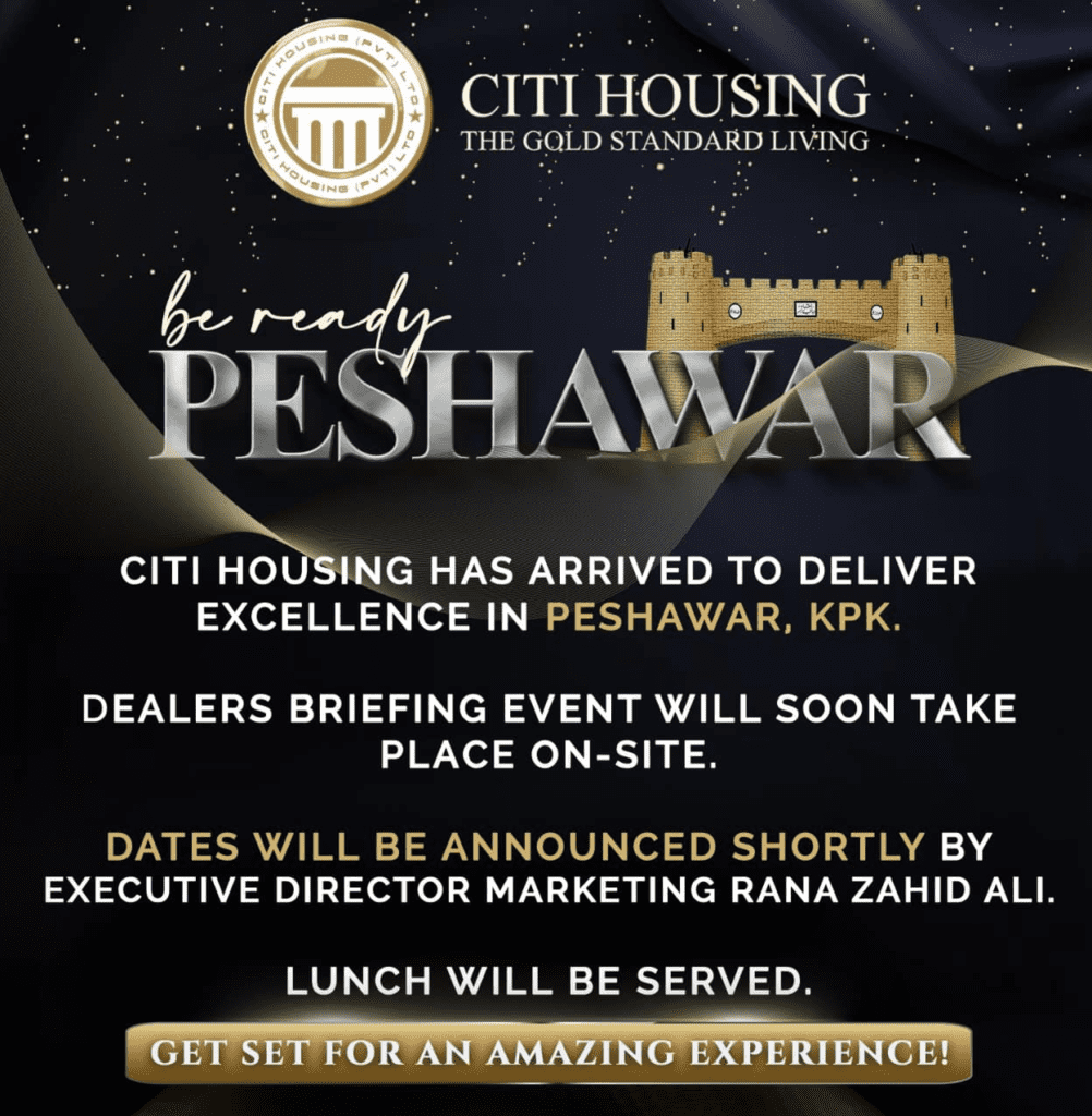 Citi Housing Peshawar Launching Soon Payment Plan
