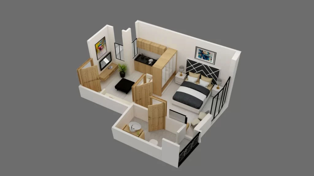 one bed apartment