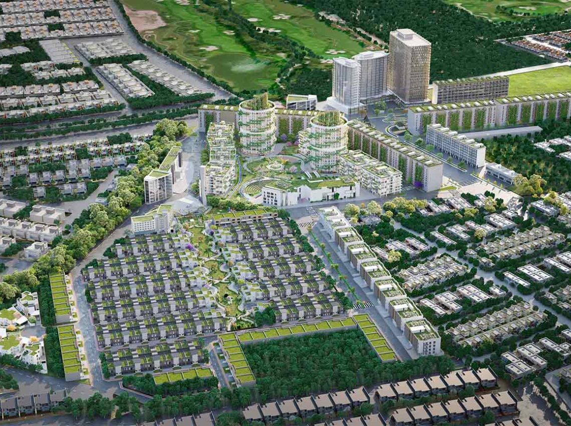 Construction Begins on Main Boulevard & Entrance Gate at MidCity Housing Lahore
