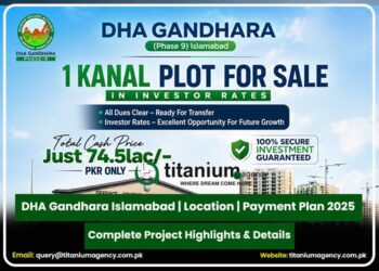 DHA Gandhara Phase 9: 1-Kanal Plot in DHA – Complete Details