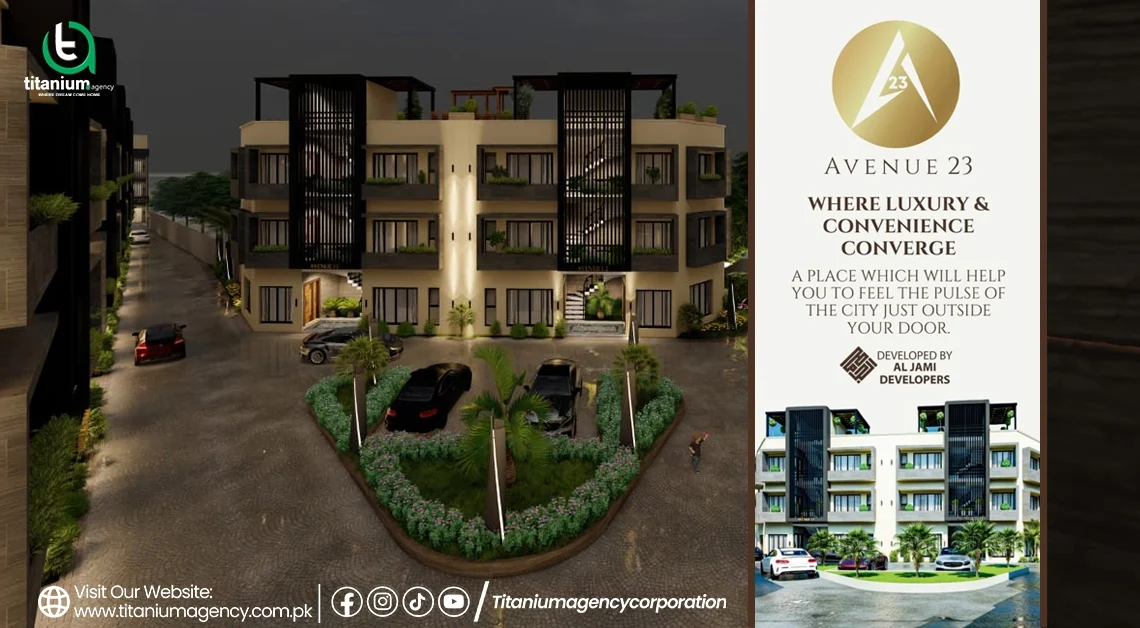 Avenue 23 | Modern Townhouse Living on Pine Avenue Road Lahore